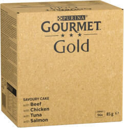 Gourmet Gold beef, chicken, tuna, salmon 96x85 g