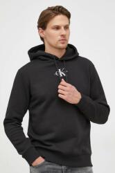 Calvin Klein felső fekete, férfi, nyomott mintás, kapucnis - fekete XL - answear - 29 990 Ft