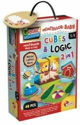 Lisciani Montessori baby fa mesekocka - Állatok és élőhelyeik (LIS96879)