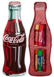 Lip Smacker Coca-Cola Vintage Bottle set cadou Balsam de buze 6 x 4 g + cutie de metal pentru copii