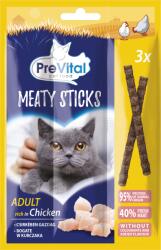 PreVital Jutalomfalat felnőtt macskák számára Meaty Stick Csirkében gazdag 15g