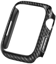 gigapack Apple Watch Series 7 41mm műanyag keret (bumper, ütésálló, karbon minta) fekete (GP-113247)