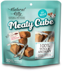 Natural Kitty Meaty Cube 100% Tonhal & Szardella 60g - grandopet