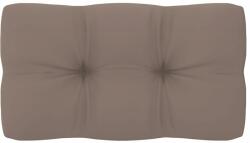 vidaXL Pernă de paleți, gri taupe, 70x40x10 cm, material textil (314456)