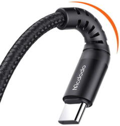 Mcdodo Cablu Buy Now Series Fast Charging USB la Type-C, 3A, 1m, Black-T. Verde 0.1 lei/buc (CA-2271) - vexio