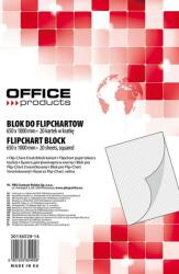 Office Products Rezerva hârtie pentru flipchart, 70g/mp, 65x100cm, 20coli/top, Office products - caroiata (OF-20136529-14) - vexio