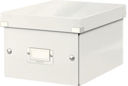 Leitz Cutie depozitare LEITZ WOW Click & Store, carton laminat, mica, alb (L-60430001) - vexio