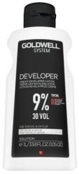 Goldwell System Cream Developer Lotion emulsie activatoare pentru toate tipurile de păr 9% 30 Vol. 1000 ml