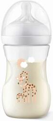 Philips Бебешко шише Philips Avent - Natural Response 3.0, с биберон 1m+, 260 ml, Жираф (SCY903/66) - ozone