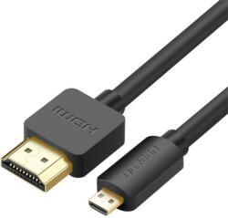 UGREEN HD127 Micro HDMI - HDMI 4K 3D kábel 1, 5 m (fekete) - mobilehome