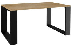 GreenSite Riano MIX Salon Loft masă cafea modernă, stejar-negru Masa de cafea