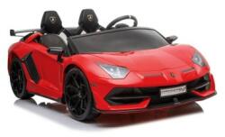 LeanToys Masinuta electrica pentru copii, Lamborghini Aventador Rosu, cu telecomanda, 2 motoare, greutate maxima 50 kg, 8282 (566740)