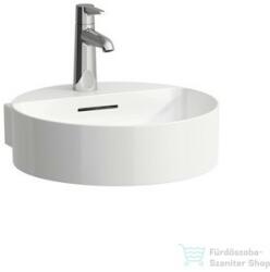 Laufen Val SaphirKeramik 40x42, 5 cm-es alul csiszolt mosdó LCC Active bevonattal, H813281A001041 (H813281A001041)