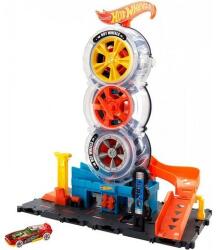 Mattel Hot Wheels City: Triplakerék gumiszervíz HDP02