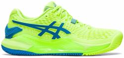 Asics Pantofi dame "Asics Gel-Resolution 9 Clay - hazard green/reborn blue