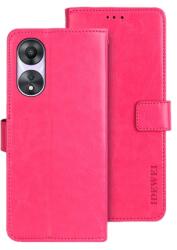 IDEWEI Husa portofel Oppo A78 5G roz