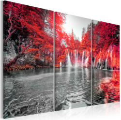 Artgeist Vászonkép - Waterfalls of Ruby Forest 120x80