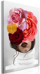 Artgeist Vászonkép - White Turtleneck (1 Part) Vertical 60x90