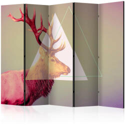 Artgeist Paraván - deer (graphic pattern) II [Room Dividers] - 5 részes 225x172