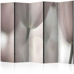 Artgeist Paraván - Tulips fine art - black and white II [Room Dividers] - 5 részes 225x172