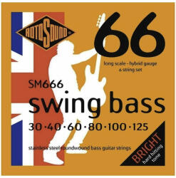 RotoSound SM666 Swing Bass Stainless Steel 30-125