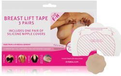 Bye Bra F-H - láthatatlan mellemelő tapasz - nude (6db) (92917200005)