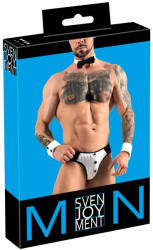 Svenjoyment - férfi pincér tanga jelmez szett (fekete-fehér) (21803911701)