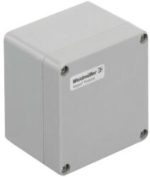 Weidmüller 1305870000 KLIPPON POK 121209 Klippon POK (polyester empty enclosure), Üres ház, Magasság: 120 mm, Szélesség: 122 mm, Mélység: 90 mm, Anyag: üvegszál erősítésű poliészter, kezeletlen, polír