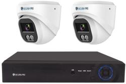Securia Pro kamerarendszer NVR2CHV4S-W DOME smart, fehér Felvétel: 8 TB merevlemez