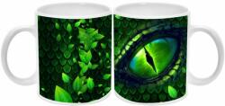 Maria King Zöld szem és pikkelyek kétoldalas mintás bögre, 1 db (STM-BG-520-M)