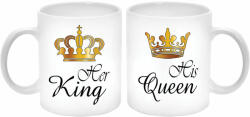 Maria King Her King His Queen Páros Bögre (2 db). A, másik oldalára saját fotó és felirat kérhető (STM-BG-Par-001)
