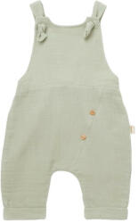 BabyJem Salopeta de vara cu pantaloni lungi din muselina, babycosy, 100% bumbac organic, verde (marime: 6-9 luni)