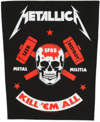 RAZAMATAZ кръпка голяма metallica - МЕТАЛНА МИЛИЦИЯ - razamataz - bp1065