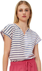 Mdm Tricou Mdm pentru Femei Half Front Two-Tone Striped T-Shirt 64208301_314 (64208301_314)