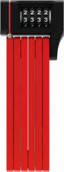 ABUS hajtogatható lakat számzárral uGrip BORDO 5700C/80, SH tartóval, piros - dynamic-sport