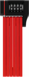 Abus hajtogatható lakat számzárral uGrip BORDO 5700C/80, SH tartóval, piros