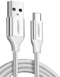 UGREEN USB-USB-C kábel, QC3.0, 0, 25 m (fehér) - pixelrodeo