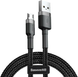 Baseus Cafule 2.4A USB-Micro USB kábel 0.5m (szürke-fekete) - pixelrodeo