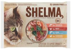 Shelma Salmon/beef/cod/chicken 4x85 g
