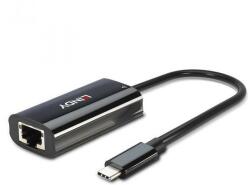 Lindy Adaptor Lindy USB Type-C la RJ45 Gigabit (Negru) (LY-43328)