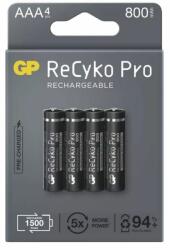 GP Batteries ReCyko Pro B22184 800 mAh NiMH AAA/HR03 mikro ceruza akkumulátor (4db/bliszter) (B22184)