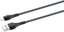 LDNIO LS522 2m USB - Lightning Cable (Grey-Blue) (LS522 lightning) - scom