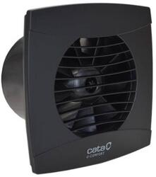 CATA uc-10 std fekete ventilátor, pillangószeleppel (01256000)