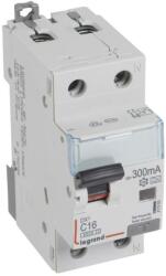 DX3 1P+N kombinált áram-védőkapcsoló C16 6000A / 10kA 300mA A típus (LEG-411083)