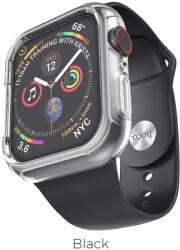 Hoco Apple Watch Series1/2/3/4/5(42/44mm) WB09 Ice crystal TPU szíj, Fekete