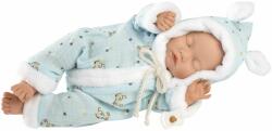 Llorens 63301 LITTLE BABY - păpușă realistă adormită cu corp din material moale - 32 (MA4-63301) Papusa