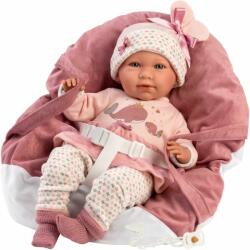Llorens 74014 NEW BORN - păpușă realistă cu sunete și corp din material moale - 42 (MA4-74014) Papusa