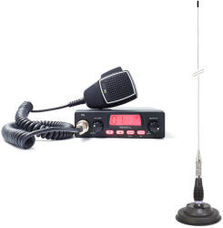 TTi Pachet statie radio CB TTi TCB-550 EVO, 12V 24V + Antena PNI ML100, lungime 110 cm + Baza magnetica - Copie (TTI-PACK59) Statii radio