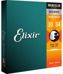  Elixir 11500 80/20 Bronze NanoWeb 10-34 mandolin húrkészlet