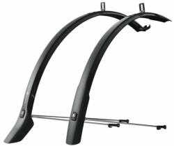 SKS Velo 42 Urban felpattintható műanyag sárvédő szett, 28 colos kerékpárokhoz, 42 mm, kiegészítő pálcával, fekete - bikepro - 11 520 Ft